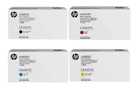 HP 507Y Blk/ Cyn/ Ylw/ Mgn Opt Contr LJ Toner Crtg