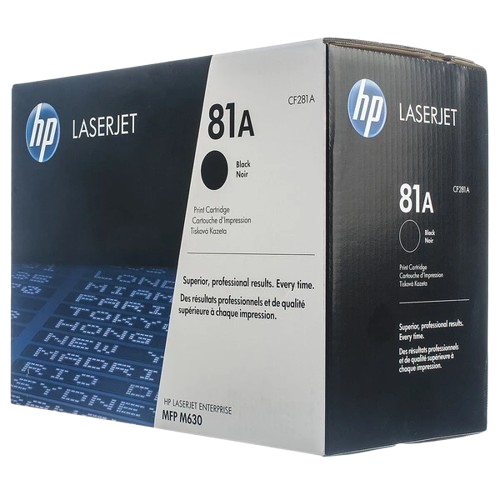 HP 81A Black LaserJet Toner Cartridge