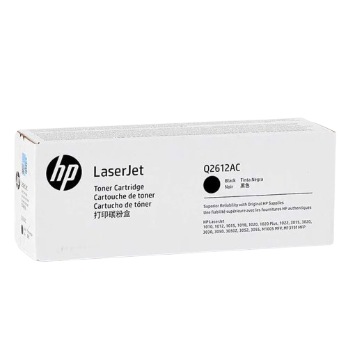 HP Q2612AC Blk Contr LJ Toner Cartridge