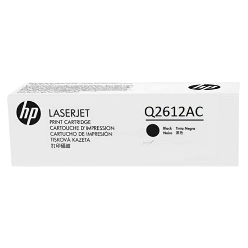 HP Q2612AC Blk Contr LJ Toner Cartridge