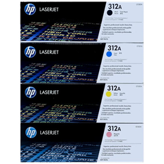 HP 312A Black/ Cyan/  Yellow/ Magenta  LaserJet Toner Cartridge