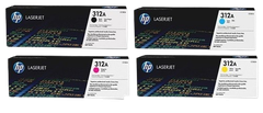 HP 312A Black/ Cyan/  Yellow/ Magenta  LaserJet Toner Cartridge