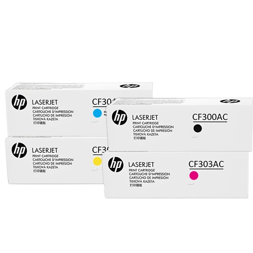 HP 827A Blk/ Cyn/  Ylw/ Mgn  Contract LJ Toner Cartridge