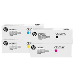 HP 827A Blk/ Cyn/  Ylw/ Mgn  Contract LJ Toner Cartridge