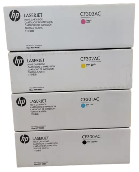 HP 827A Blk/ Cyn/  Ylw/ Mgn  Contract LJ Toner Cartridge