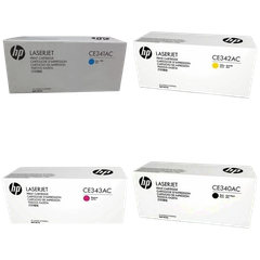 HP CE340AC Blk/ CE341AC Cyn/ CE342AC Ylw/ CE343AC Mgn Contr LJ Toner Cartridge
