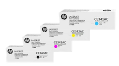 HP CE340AC Blk/ CE341AC Cyn/ CE342AC Ylw/ CE343AC Mgn Contr LJ Toner Cartridge