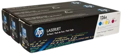 HP 126A CYM Tri-Pack LJ Toner Cartridge