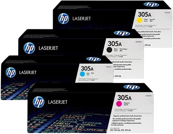HP LaserJet Pro M451/M475 2.2K Blk/ Cyn/ Ylw/ Mgnt   Crtg