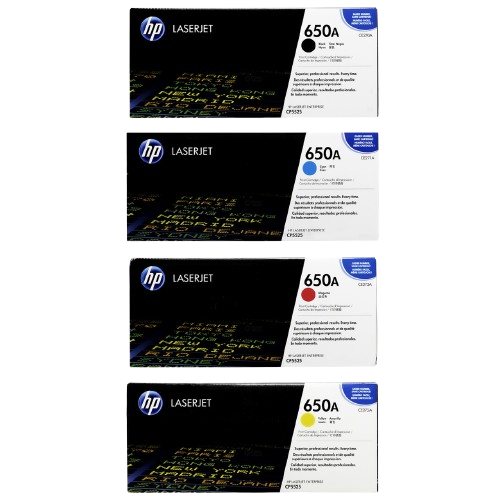 HP Color LaserJet CP5525 Black/ Cyan/ Yellow/ Magenta   Cartridge