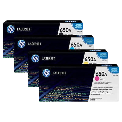 HP Color LaserJet CP5525 Black/ Cyan/ Yellow/ Magenta   Cartridge
