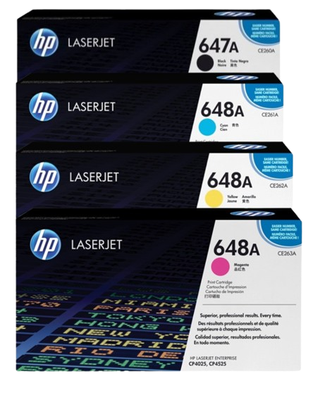 HP LaserJet CP4025/4525 8.5K Blk/ Cyan Prt/ Yellow Prt/  Magenta Prt Crtg