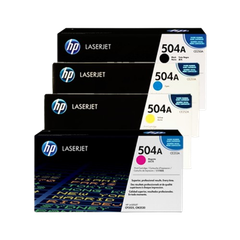 HP CP3525/CM3530 MFP Black 5K/ Cyan/ Yellow/ Magenta Print Crtg