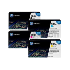 HP CP3525/CM3530 MFP Black 5K/ Cyan/ Yellow/ Magenta Print Crtg