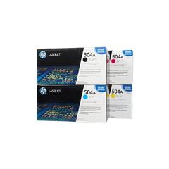 HP CP3525/CM3530 MFP Black 5K/ Cyan/ Yellow/ Magenta Print Crtg
