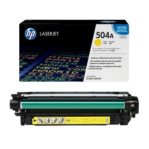 HP CP3525/CM3530 MFP Black 5K/ Cyan/ Yellow/ Magenta Print Crtg