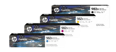 HP 982X Cyan/ Magenta/ Yellow/ Black Original PageWide Crtg