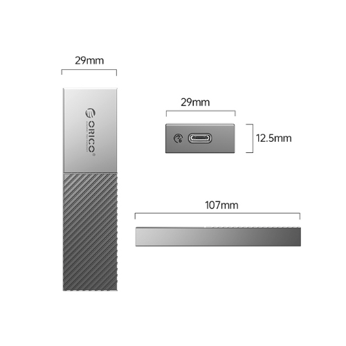Hộp ổ cứng SSD ORICO M.2 SATA Type C M205C3-BP