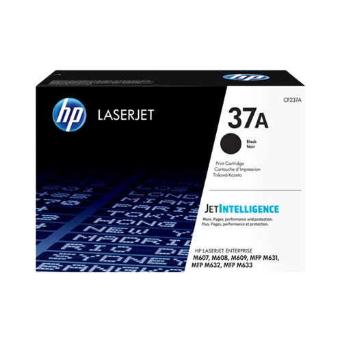 HP 37A Black LaserJet Toner Cartridge