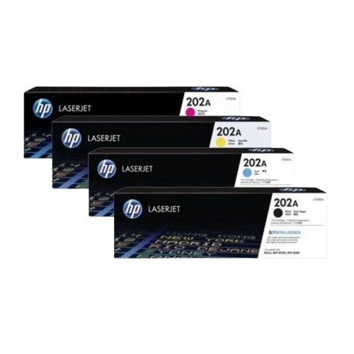 HP 202A Black/  Cyan/ Yellow/ Magenta   LaserJet Toner Cartridge