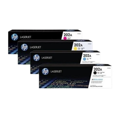 HP 202A Black/  Cyan/ Yellow/ Magenta   LaserJet Toner Cartridge