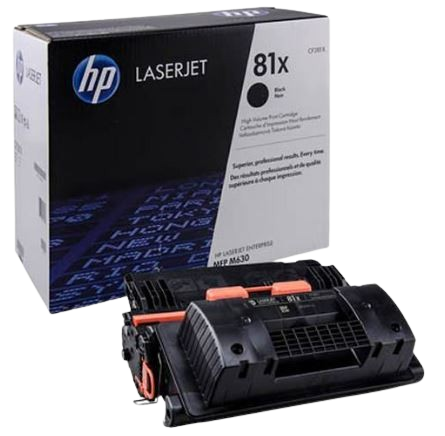 HP 81X Black LaserJet Toner Cartridge