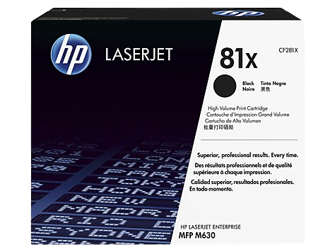 HP 81X Black LaserJet Toner Cartridge