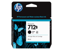 HP 712B 38-ml/  80-ml  Black Ink Cartridge
