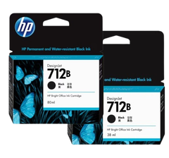 HP 712B 38-ml/  80-ml  Black Ink Cartridge