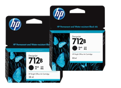 HP 712B 38-ml/  80-ml  Black Ink Cartridge