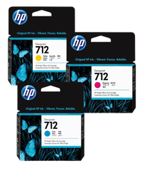 HP 712 29-ml Cyan/ Magenta/ Yellow Ink Cartridge