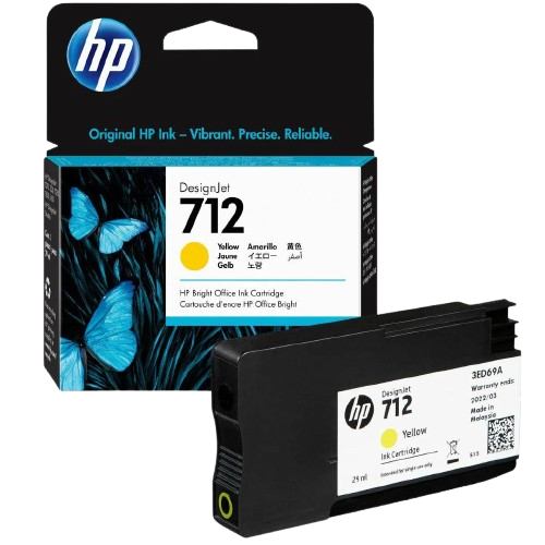 HP 712 29-ml Cyan/ Magenta/ Yellow Ink Cartridge
