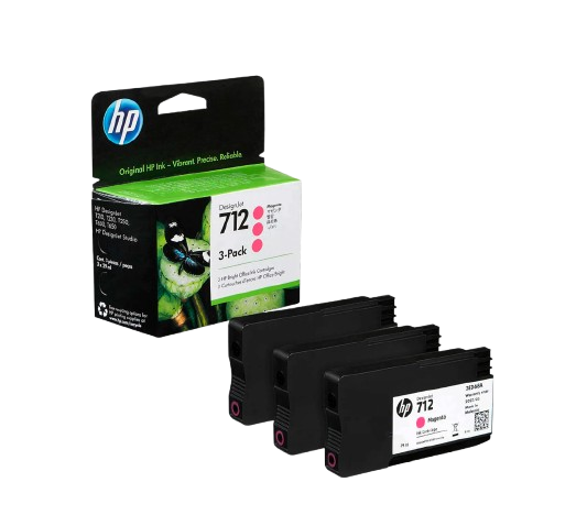 HP 712 3-Pack 29-ml Cyan/  Magenta/  Yellow Ink Cartridge