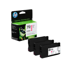 HP 712 3-Pack 29-ml Cyan/  Magenta/  Yellow Ink Cartridge