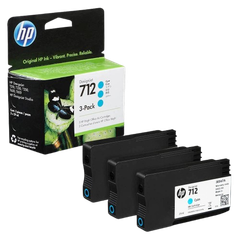 HP 712 3-Pack 29-ml Cyan/  Magenta/  Yellow Ink Cartridge
