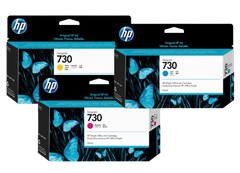 HP 730 130-ml Cyan/ Magenta/  Yellow Ink Cartridge