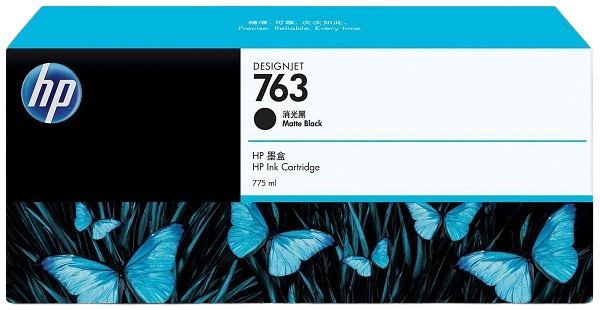 HP 763 775-ml Matte Black/ Dark Gray  Designjet Ink Cartridge