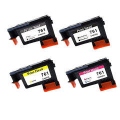 HP 761 Yellow | Magenta/Cyan | Gray/Dark Gray | Mte Blk/Mte Blk  Inkjet Printhead