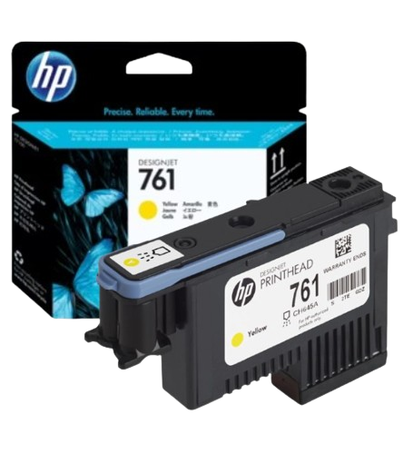 HP 761 Yellow | Magenta/Cyan | Gray/Dark Gray | Mte Blk/Mte Blk  Inkjet Printhead