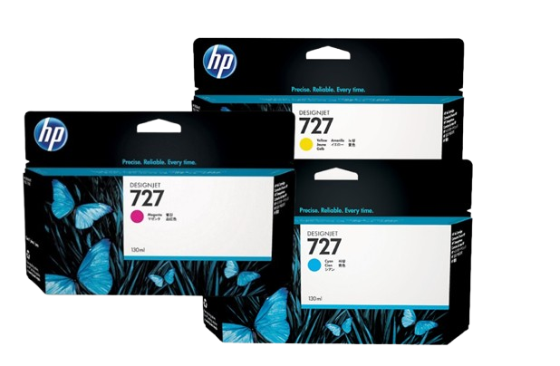 HP 727 130-ml Cyan/ Magenta/ Yellow  Ink Cartridge