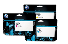 HP 727 130-ml Cyan/ Magenta/ Yellow  Ink Cartridge