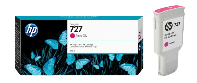 HP 727 300-ml Cyan/  Magenta/ Yellow Ink Cartridge
