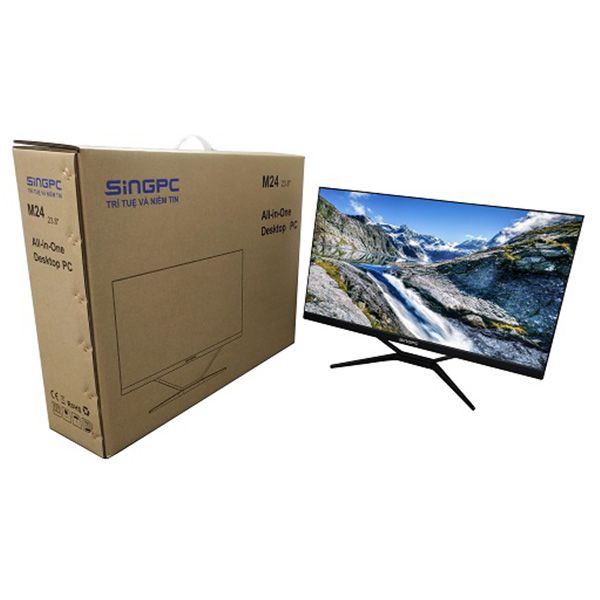 Máy bộ hãng SingPC AIO M22K672 (G6400/4GB/256GB SSD/21.5