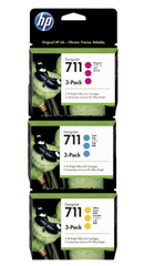 HP 711 3-Pack 29-ml Cyan/Mag/ Yellow Ink Cartridge