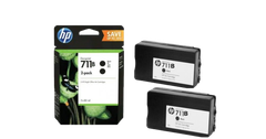 HP 711B 2-Pack 80-ml Black Ink Cartridge