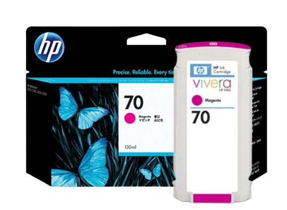 HP 70 Matte Black/ Photo Black/ Gray/ Light Gray/  Magenta/ Yellow/ Light Magenta/Red / HP 73 Chromatic Red/ Green/ Blue/ Gloss Enhancer/  Light Cyan 130 ml Ink Cartridge