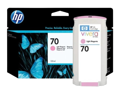 HP 70 Matte Black/ Photo Black/ Gray/ Light Gray/  Magenta/ Yellow/ Light Magenta/Red / HP 73 Chromatic Red/ Green/ Blue/ Gloss Enhancer/  Light Cyan 130 ml Ink Cartridge