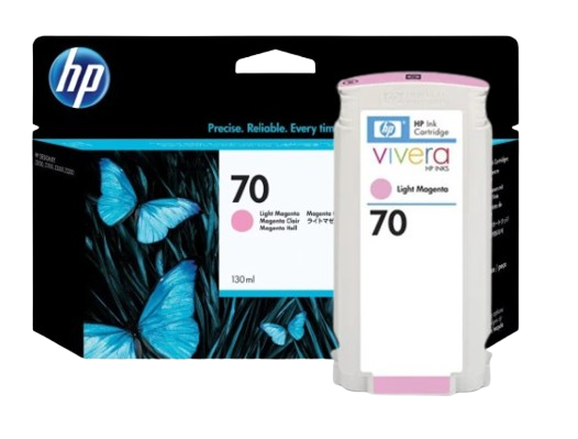 HP 70 Matte Black/ Photo Black/ Light Gray/ Cyan/ Magenta/ Yellow/ Light Magenta/ Light Cyan   130 ml Ink Cartridge