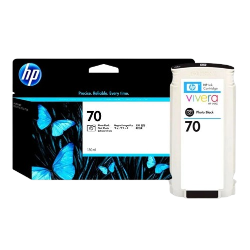 HP 70 Matte Black/ Photo Black/ Light Gray/ Cyan/ Magenta/ Yellow/ Light Magenta/ Light Cyan   130 ml Ink Cartridge