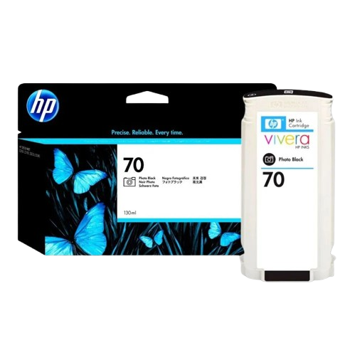 HP 70 Matte Black/ Photo Black/ Gray/ Light Gray/  Magenta/ Yellow/ Light Magenta/Red / HP 73 Chromatic Red/ Green/ Blue/ Gloss Enhancer/  Light Cyan 130 ml Ink Cartridge